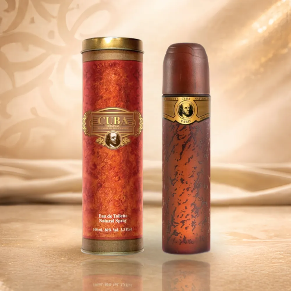 زجاجة عطر كوبا جولد مستوحى